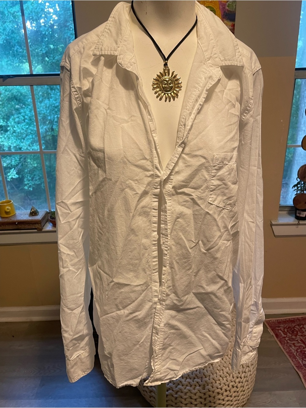Frank & Eileen Women's White Button-Down Shirt